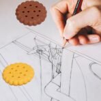 6 Pcs Novelty Biscuit Eraser Set | Fun Food Shape Stationery | Creative School Rubber Erasers for Kids, Party Favors, & Christmas Birthday Gifts - Image 3