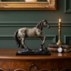 Dynamic Running Horse Statue - Elegant Stallion Figurine - Classic Resin Equestrian Sculpture for Home Decor, Office Desk & Horse Lover Gift - Image 4