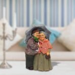 Romantic Elderly Couple Statue with Umbrella - Resin Love & Anniversary Figurine for Home Decor, Valentine?s Day, or Gifting - Image 5