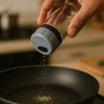 Salt and Pepper Shaker Set of Transparent Seasoning Dispensers for Kitchen Dining Table - Image 3