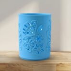 Plastic Mesh Pen Holder Office Desk Organizer ?Single Black Pen Stand - Image 5