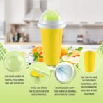 Magic Quick Frozen Smoothie Maker Cup Double-Layer Slushy Squeeze Cup (1 Piece) - Image 2