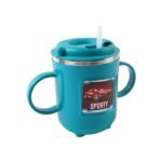 Kids Sporty Sipper Mug with Straw and Dual Handles Approx 300ml (1 Pc)