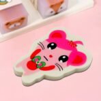Colorful Design Eraser ?Stylish, Smudge-Free Stationery Essential for Lovers & Students - Image 3