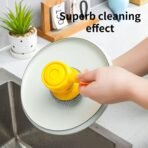 Handheld Soap Dispenser with Scrub (1 Set) - Image 3