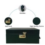 Presents Premium Portable Bar Set with Travel Case ? 11-Piece Cocktail Shaker Set with Glasses, Tools & Lock ? Travel Mini Bar Kit for Home,Parties & Gifting ? Green Leather Finish - Image 5