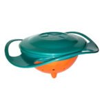 Portable Non Spill Feeding Toddler Gyro Bowl 360 Degree Rotating Dish - Image 5